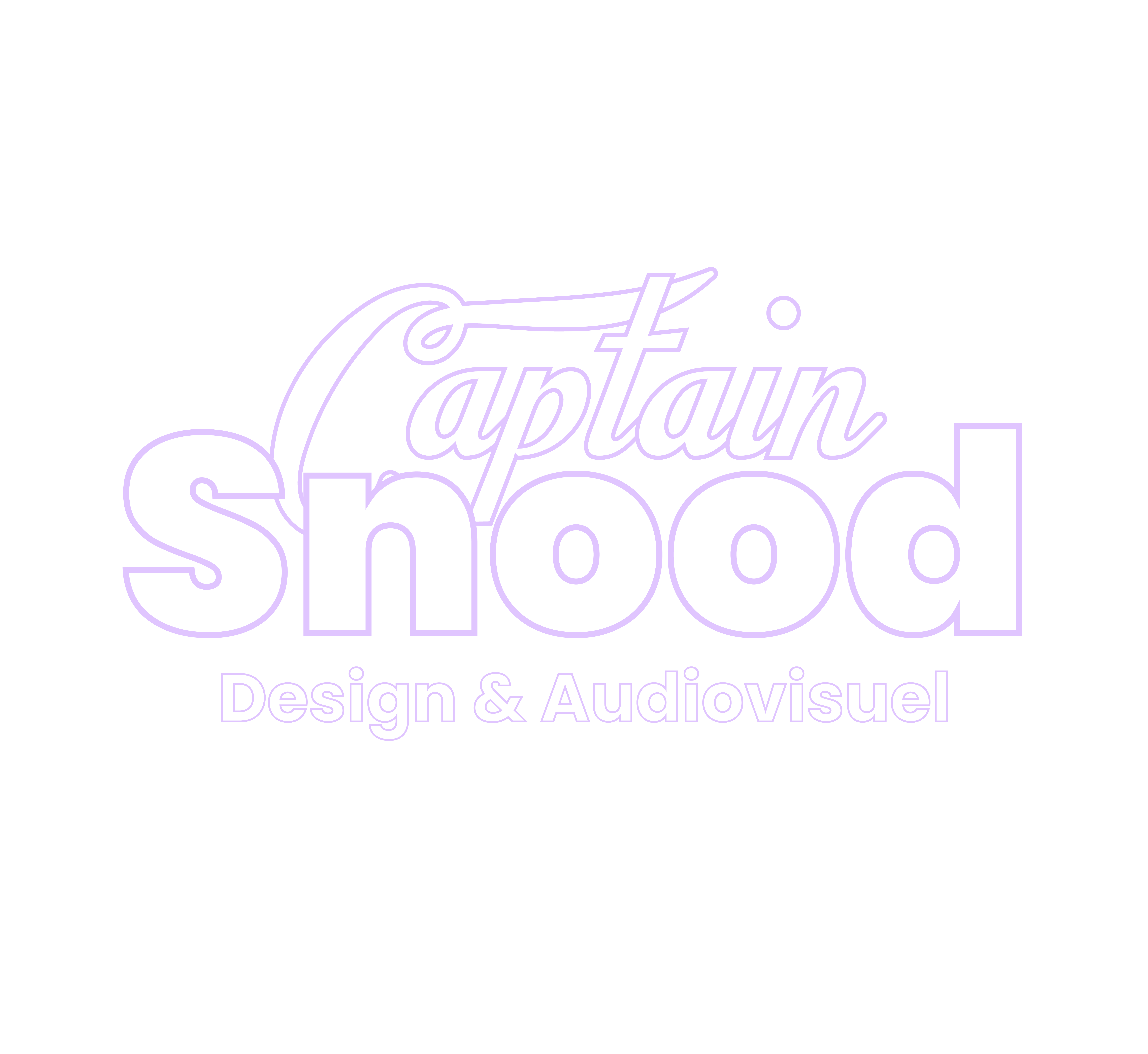 Logo captainsnood design et audiovisuel